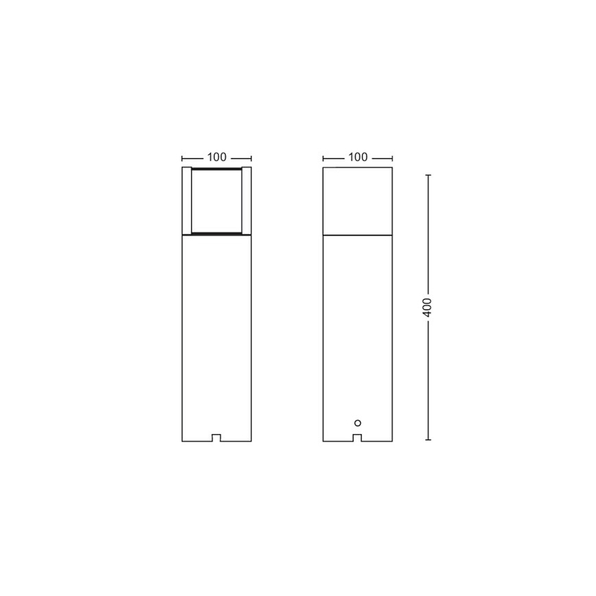 Philips - LED Vanjska lampa LED/6W/12V 2700K IP44