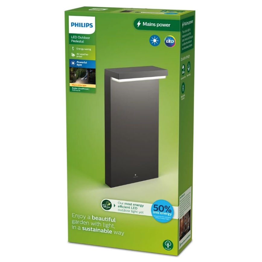 Philips - LED Vanjska lampa BUSTAN LED/3,8W/230V 2700K 40 cm IP44