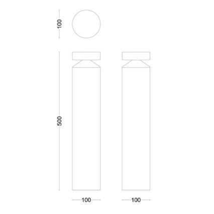 Philips - LED Vanjska lampa LAVEN LED/6W/230V 2700K IP44