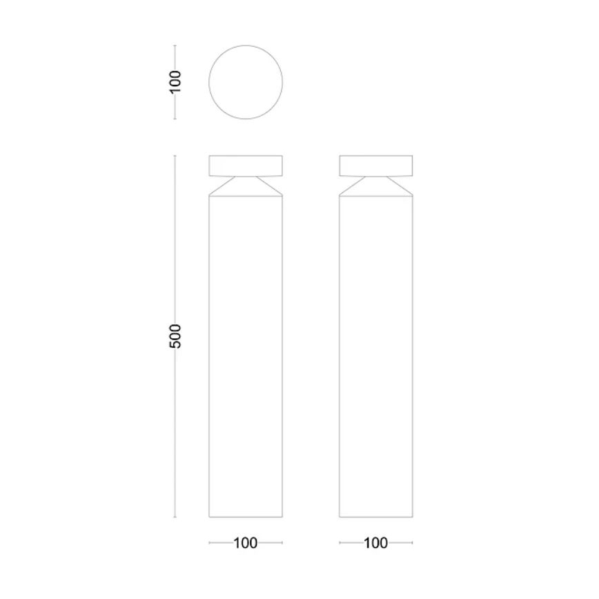 Philips - LED Vanjska lampa LAVEN LED/6W/230V 2700K IP44