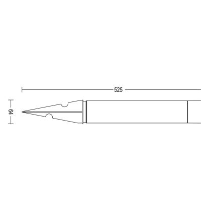 Philips - LED Vanjska lampa PUREX LED/1,5W/24V IP44