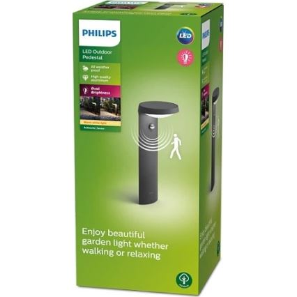 Philips - LED Vanjska lampa sa senzorom LED/9W/230V 2700K IP44