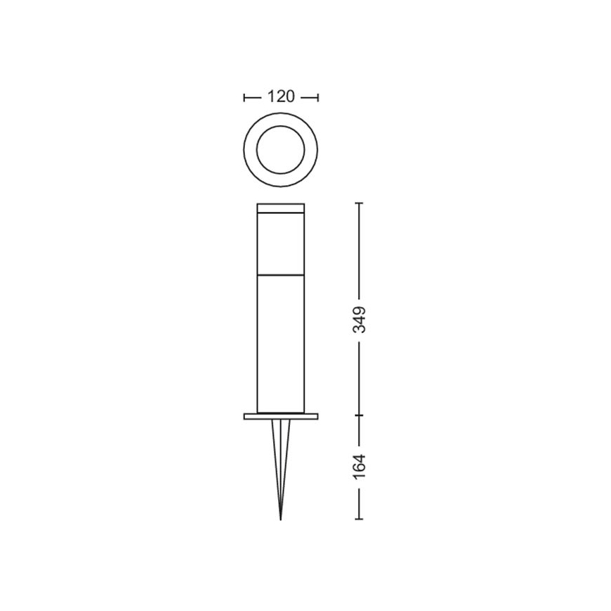 Philips - LED Vanjska lampa GARDENLINK LED/6W/12V 4000K IP44