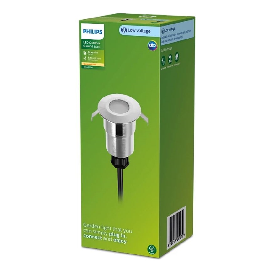 Philips - LED Vanjska ugradbena svjetiljka SPORE LED/1W/24V IP67