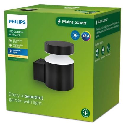 Philips - LED Vanjska zidna svjetiljka LAVEN LED/6W/230V 2700K IP44