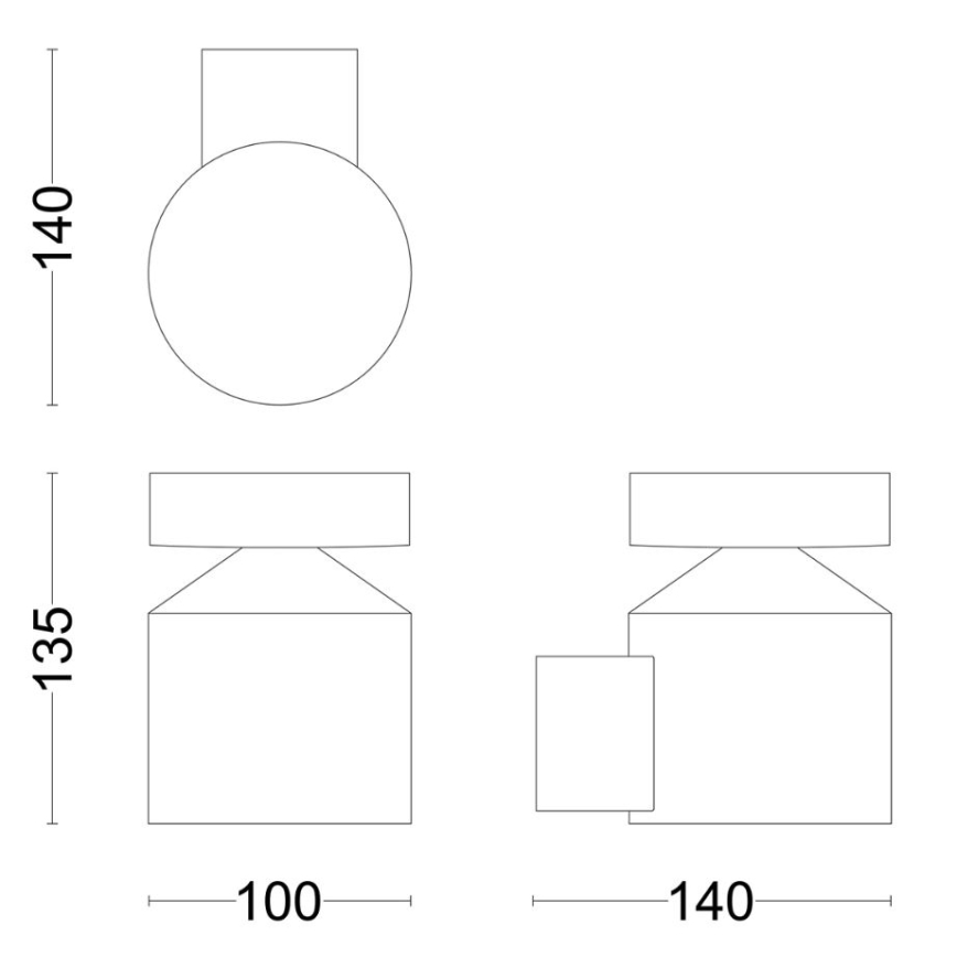 Philips - LED Vanjska zidna svjetiljka LAVEN LED/6W/230V 2700K IP44