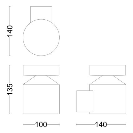 Philips - LED Vanjska zidna svjetiljka LAVEN LED/6W/230V 4000K IP44