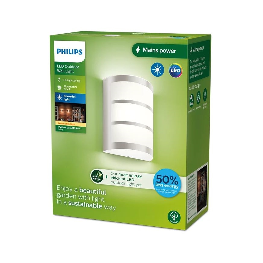Philips - LED Vanjska zidna svjetiljka PYTHON LED/3,8W/230V IP44