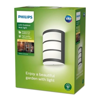 Philips - LED Vanjska zidna svjetiljka LED/6W/230V 2700K IP44