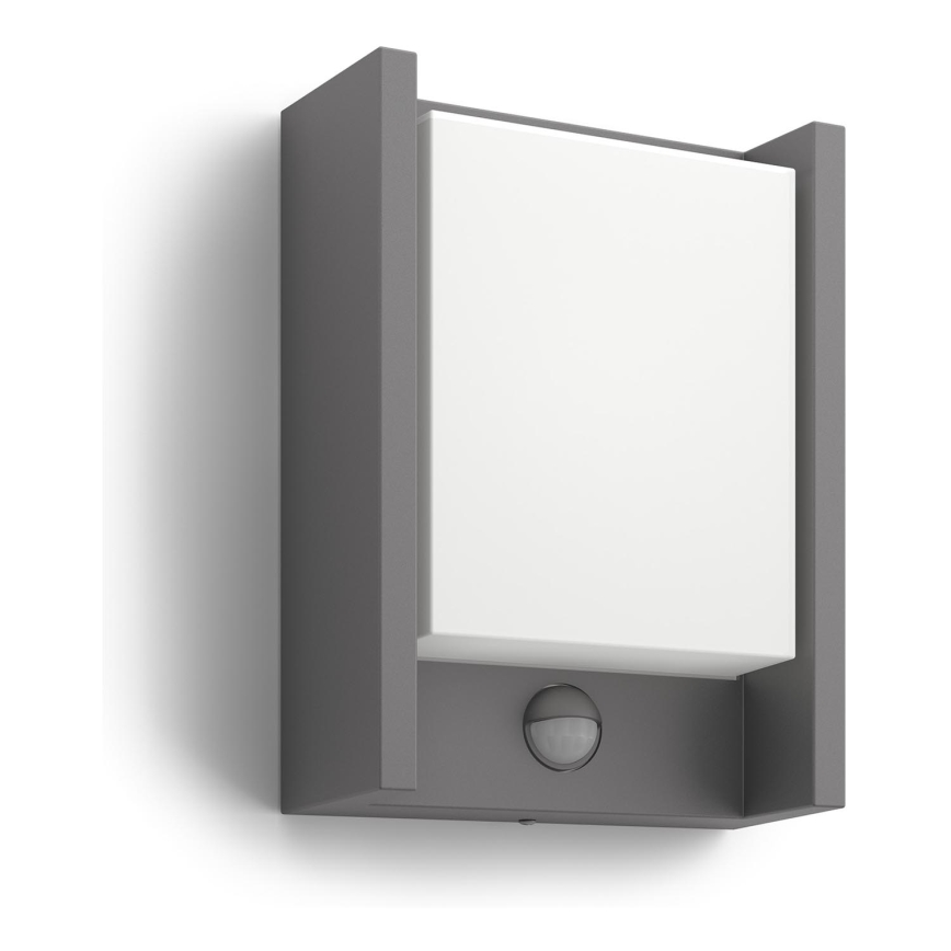 Philips - LED Vanjska zidna svjetiljka sa senzorom LED/6W 2700K IP44