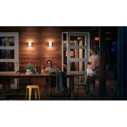 Philips - LED Vanjska zidna svjetiljka sa senzorom PYTHON LED/3,8W/230V IP44