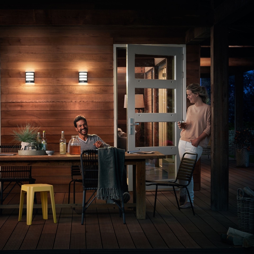 Philips - LED Vanjska zidna svjetiljka sa senzorom LED/6W/230V 2700K IP44