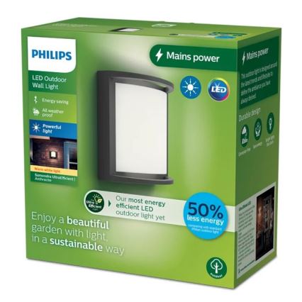 Philips - LED Vanjska zidna svjetiljka SAMONDRA LED/3,8W/230V IP44