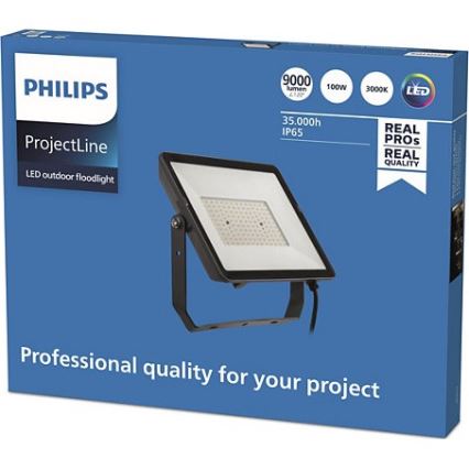 Philips - LED Vanjski reflektor PROJECTLINE LED/100W/230V IP65 3000K