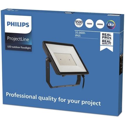 Philips - LED Vanjski reflektor PROJECTLINE LED/100W/230V IP65 4000K