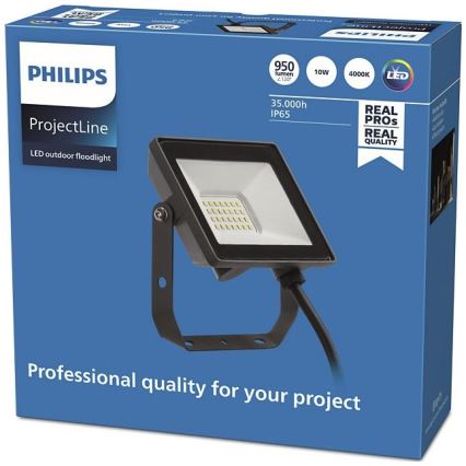 Philips - LED Vanjski reflektor PROJECTLINE LED/10W/230V IP65 4000K