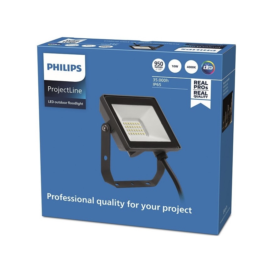 Philips - LED Vanjski reflektor PROJECTLINE LED/10W/230V IP65 4000K