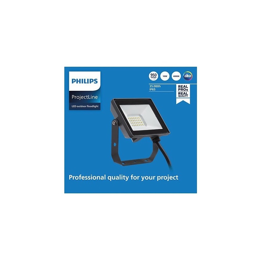 Philips - LED Vanjski reflektor PROJECTLINE LED/10W/230V IP65 4000K