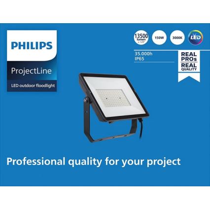 Philips - LED Vanjski reflektor PROJECTLINE LED/150W/230V IP65 3000K