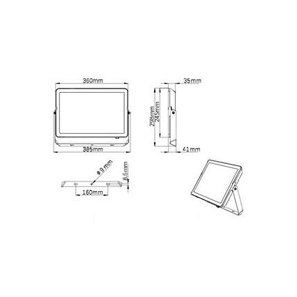 Philips - LED Vanjski reflektor PROJECTLINE LED/150W/230V IP65 4000K