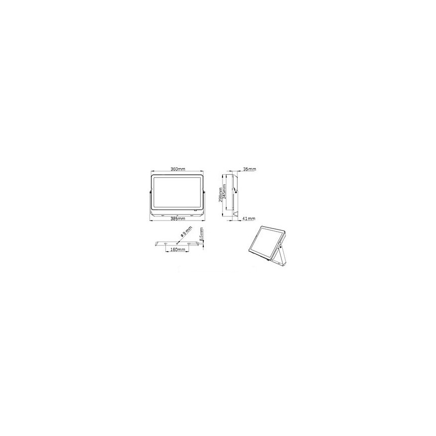 Philips - LED Vanjski reflektor PROJECTLINE LED/150W/230V IP65 4000K