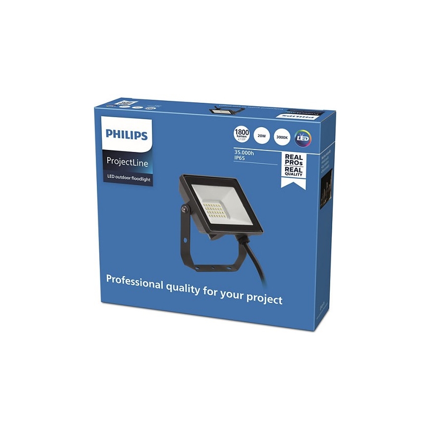 Philips - LED Vanjski reflektor PROJECTLINE LED/20W/230V IP65 3000K