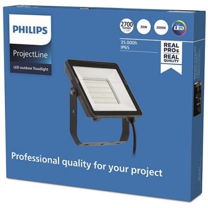 Philips - LED Vanjski reflektor PROJECTLINE LED/30W/230V IP65 3000K