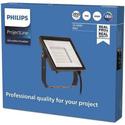 Philips - LED Vanjski reflektor PROJECTLINE LED/30W/230V IP65 4000K