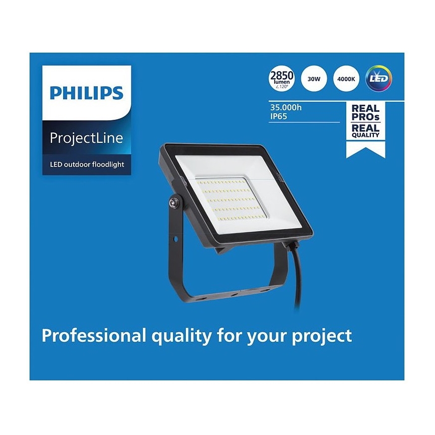Philips - LED Vanjski reflektor PROJECTLINE LED/30W/230V IP65 4000K