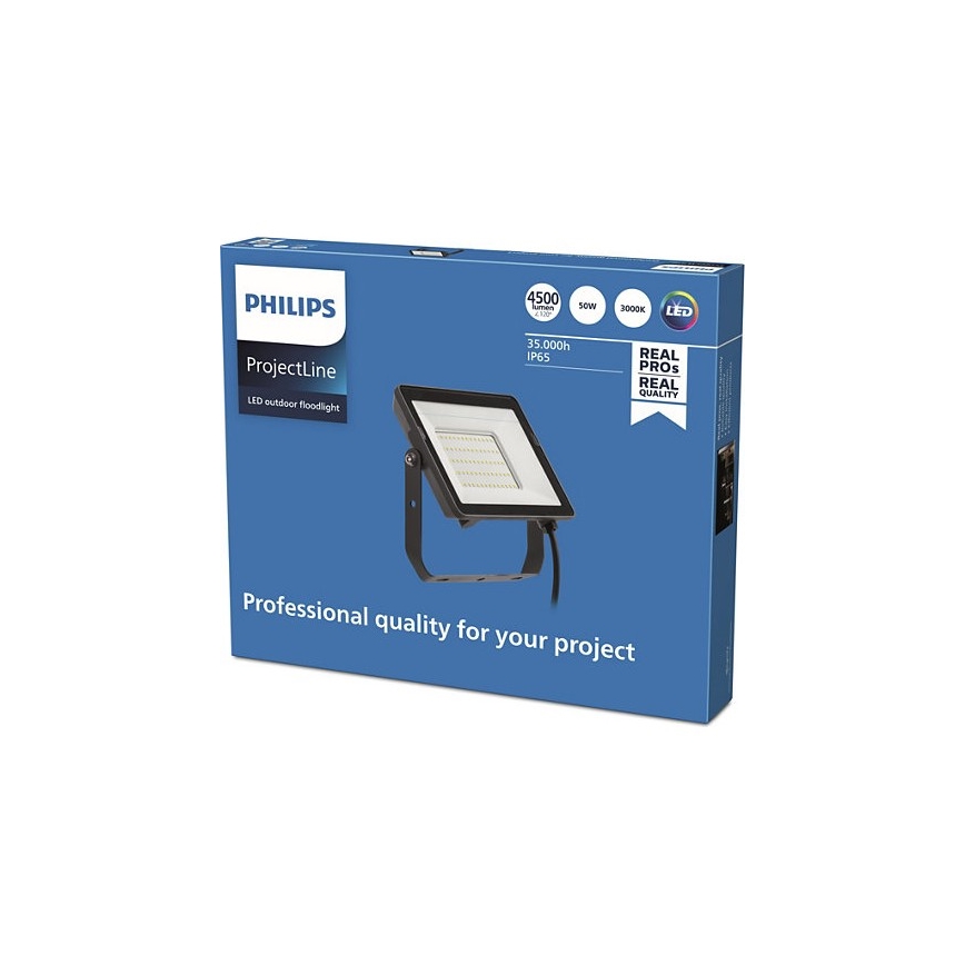 Philips - LED Vanjski reflektor PROJECTLINE LED/50W/230V IP65 3000K