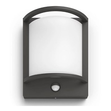Philips - LED vanjsko zidno svjetlo sa senzorom SAMONDRA LED/3,8W/230V IP44