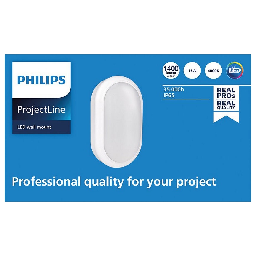 Philips - LED Zidna svjetiljka PROJECTLINE LED/15W/230V IP65