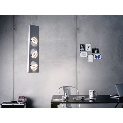 Philips Lirio 40609/31/16 - LED prigušivački luster na užetu CIRCULIS 3xLED/13W/230V