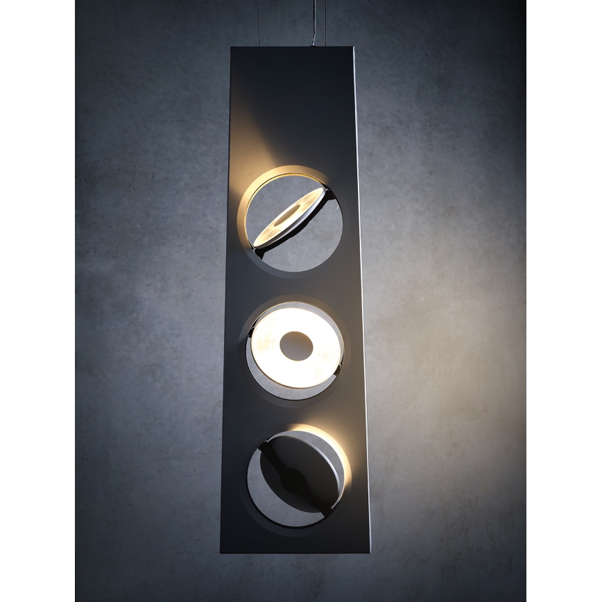 Philips Lirio 40609/31/16 - LED prigušivački luster na užetu CIRCULIS 3xLED/13W/230V