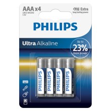 Philips LR03E4B/10 - 4 kmd Alkalna baterija AAA ULTRA ALKALINE 1,5V