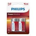 Philips LR14P2B/10 - 2 komada alkalne baterije C POWER ALKALINE 1,5V 7200mAh