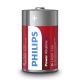 Philips LR20P2B/10 - 2 kmd Alkalna baterija D POWER ALKALINE 1,5V 14500mAh