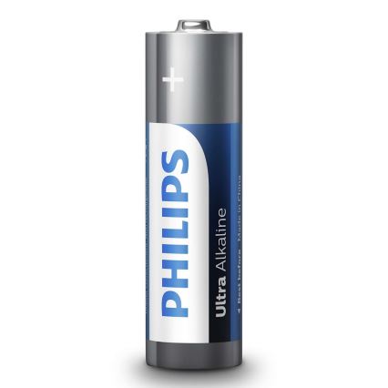 Philips LR6E4B/10 - 4 komada alkalnih baterija AA ULTRA ALKALINE 1,5V 2800mAh