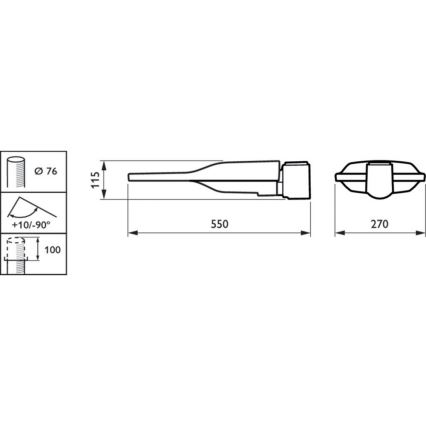 Philips BGS212 ECO82/740 II 48/60A - LED Ulična svjetiljka LUMISTREET LED/67W/230V IP66