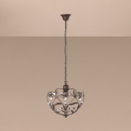 Philips Massive  41788/43/10 - Luster  BAPTISTE 1xE27/100W matirana smeđa