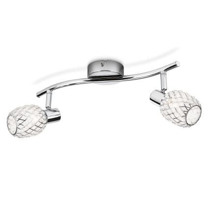 Philips Massive 50272/11/E7 - LED Reflektorska svjetiljka DELTOID 2xG9/5W sjajni krom