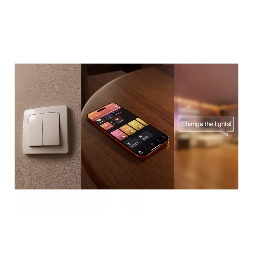Philips - modul za zidni Hue prekidač s dvije tipke