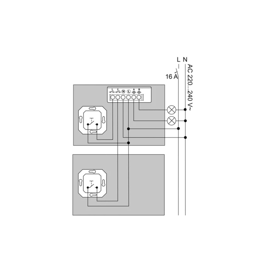 Philips - modul za zidni Hue prekidač s dvije tipke