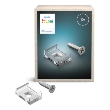 Philips - Montažni držač za vanjski svjetlosni niz Hue FESTAVIA 10 kom