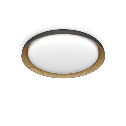 Philips - LED stropna svjetiljka s prigušivanjem PEBBLO SCENE SWITCH LED/10W/230V 2700K crna