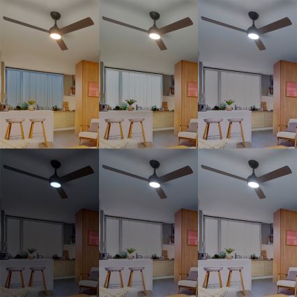 Philips - LED stropni ventilator CIVX s mogućnošću prigušivanja LED/24W/230V + daljinski upravljač