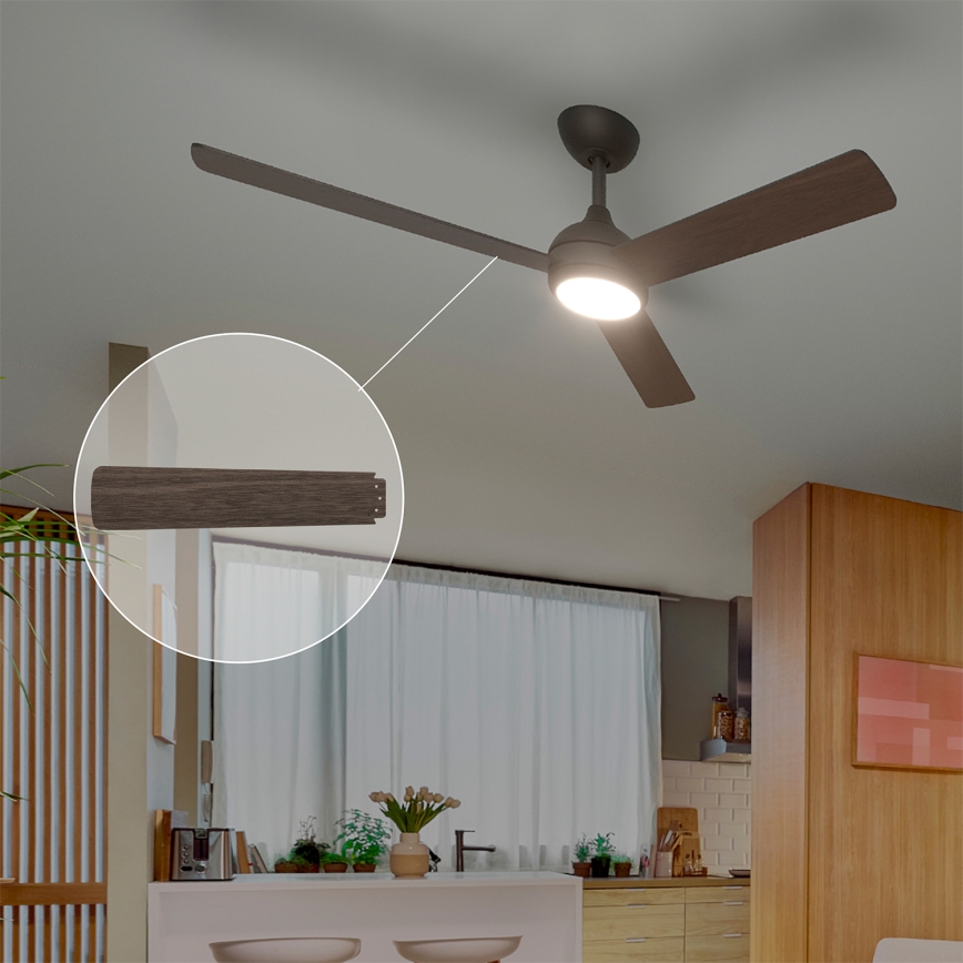 Philips - LED stropni ventilator CIVX s mogućnošću prigušivanja LED/24W/230V + daljinski upravljač