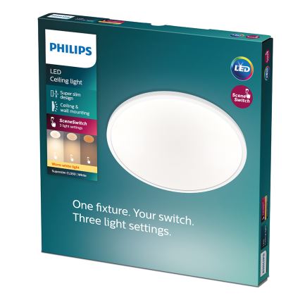 Philips - LED stropna svjetiljka s mogućnošću prigušivanja LED/15W/230V 2700K