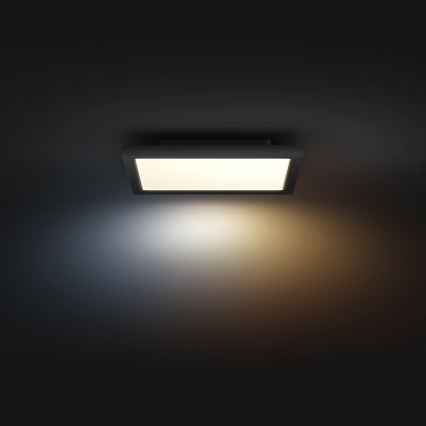 Philips - LED prigušivo stropno svjetlo Hue AURELLE LED/19W/230V 2200-6500K 30x30 cm crno