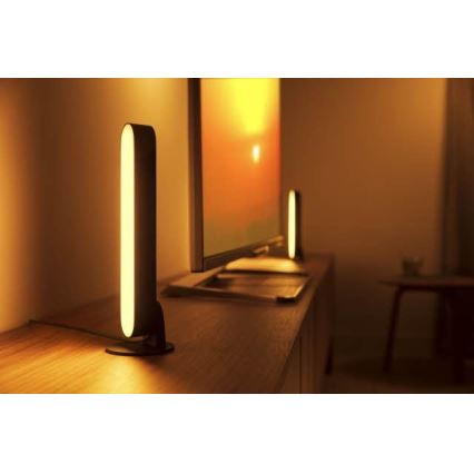 Philips - Set za proširenje LED RGB Prigušiva stolna lampa Hue PLAY LED/6W/230V crna